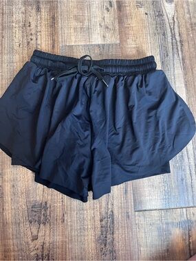 Amazon Black Girls' Athletic Shorts with Drawstring